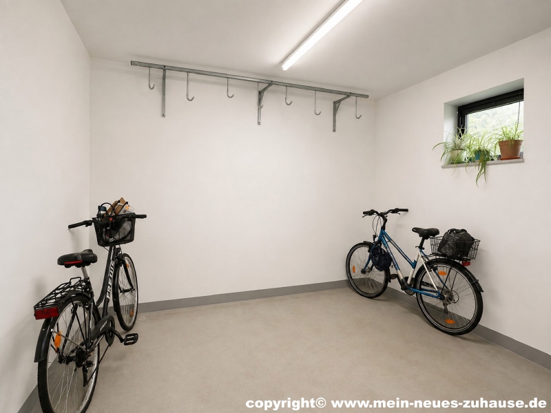 Bild 17 Fahrradraum (KI-optimiert) Dachgeschosswohnung Cottbus