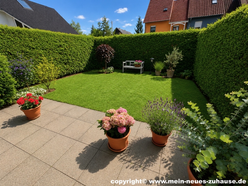 Bild 19 Gartenansicht Reiheneckhaus Cottbus
