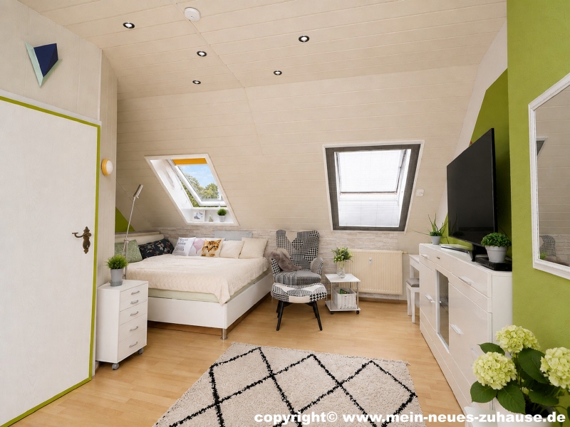 Bild 14 Zimmer Dachgeschoss (KI-optimiert) Dachgeschosswohnung Cottbus