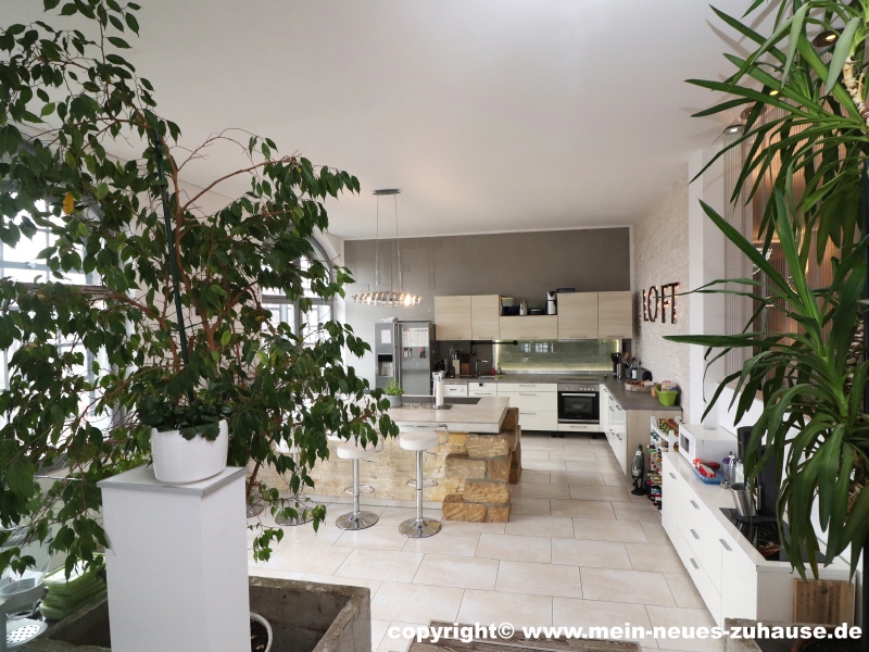 Bild 4 K�che Ansicht 1 Etagenwohnung Heidenau