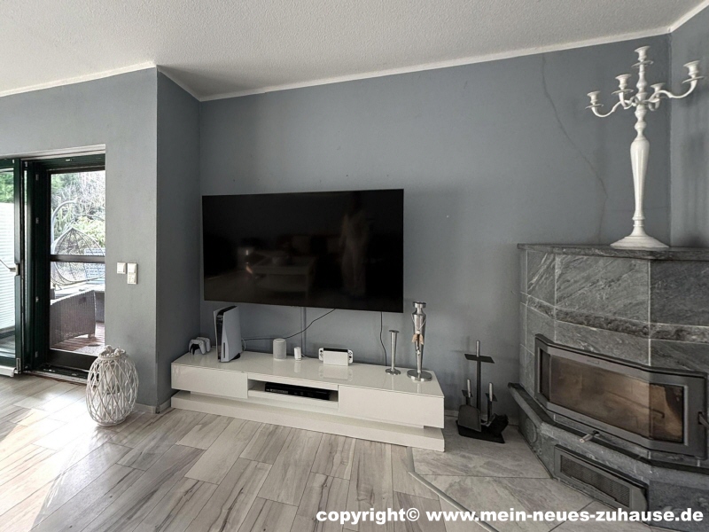 Bild 8 Wohnbereich - Kamin Bungalow Cottbus