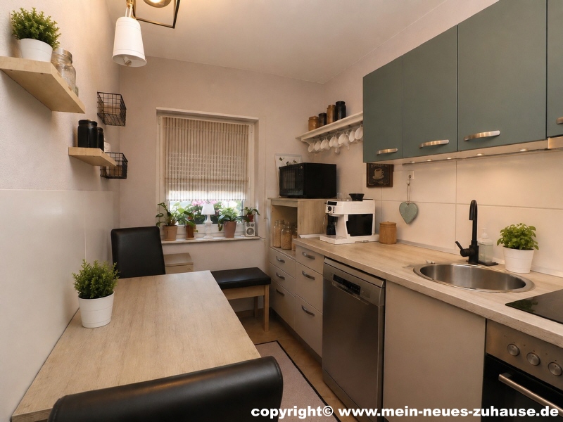 Bild 6 K�che Reihenmittelhaus Cottbus