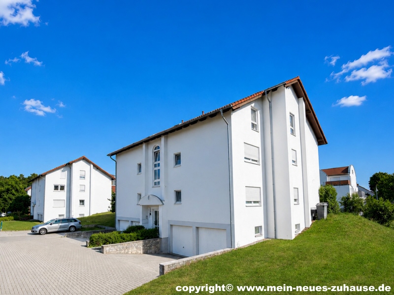 Bild 3 Wohnhaus Vorderansicht Dachgeschosswohnung Cottbus