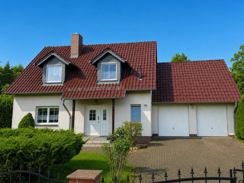 Bild 2 Stra�enansicht 2 Einfamilienhaus Neupetershain