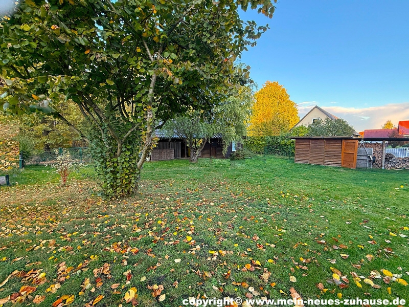Bild 16 Gartenbereich Einfamilienhaus Neupetershain