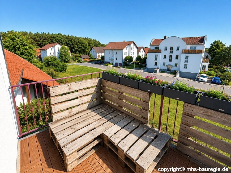Bild 9 Balkon Dachgeschosswohnung Cottbus