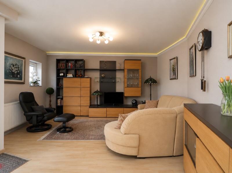 Bild 4 Wohnzimmer (KI-optimiert) Etagenwohnung Cottbus