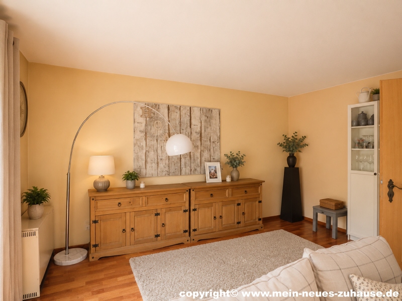 Bild 5 Wohnzimmer Ansicht 2 Reihenmittelhaus Cottbus
