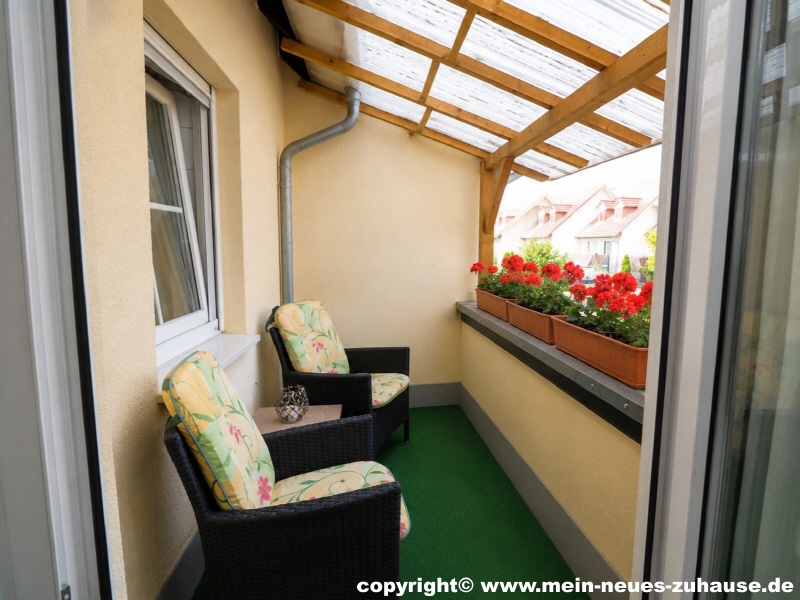 Bild 13 Loggia Reiheneckhaus Cottbus