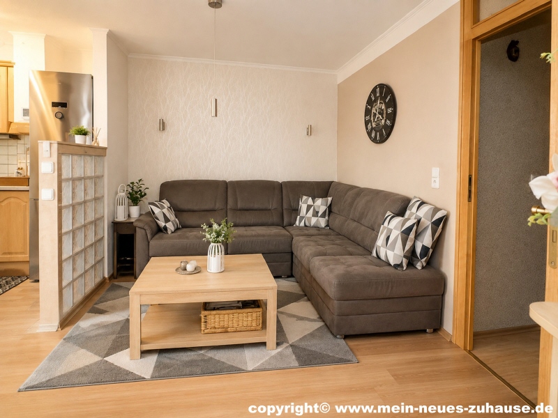 Bild 6 Wohnbereich (KI-optimiert) Dachgeschosswohnung Cottbus