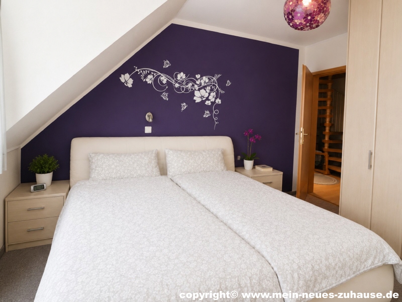 Bild 8 Schlafzimmer (KI-optimiert) Dachgeschosswohnung Cottbus
